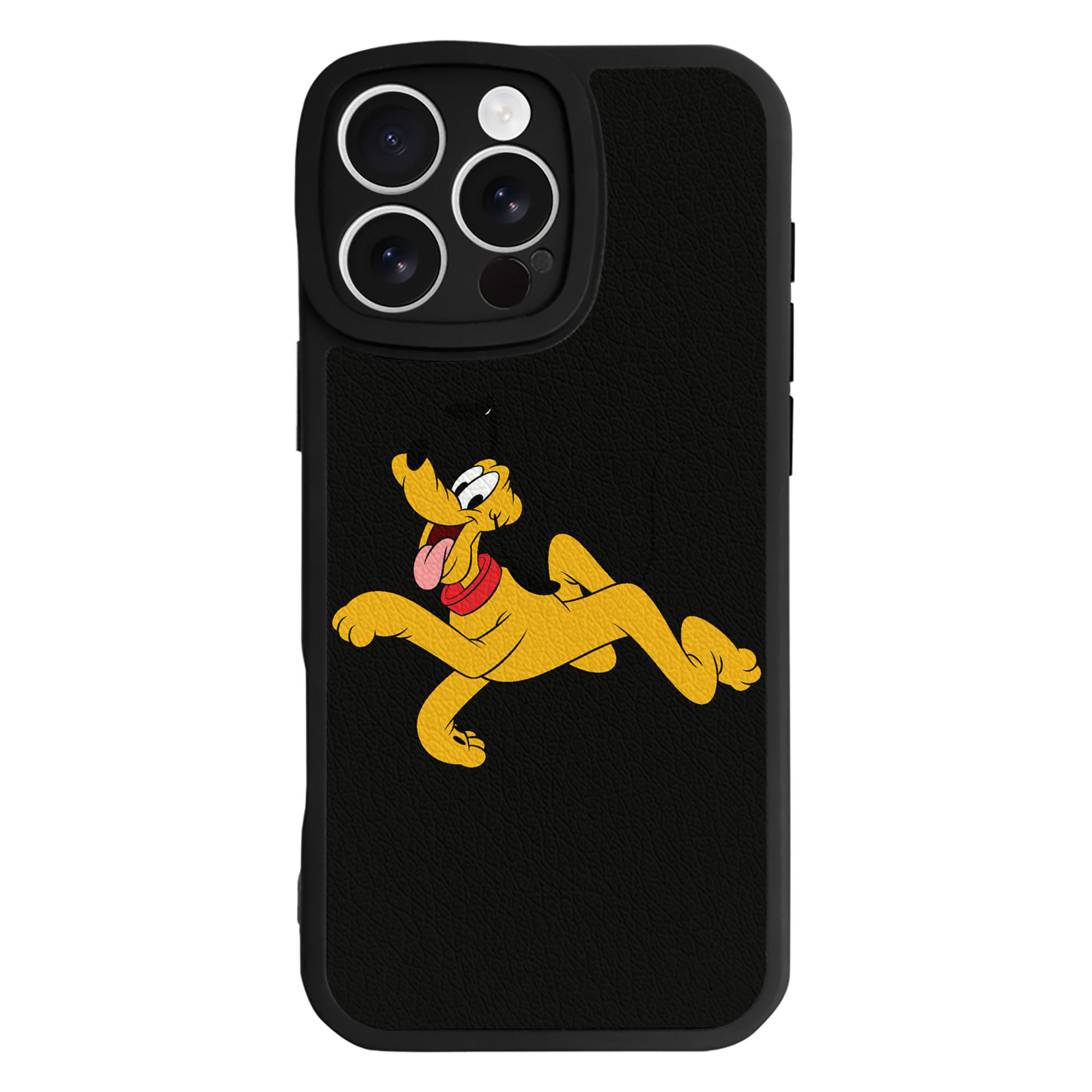 （画像用） ミッキーマウス Mickey Mouse 【iPhone 16シリーズ対応】シリコンスマホケース（レザー調） 材質：シリコン
